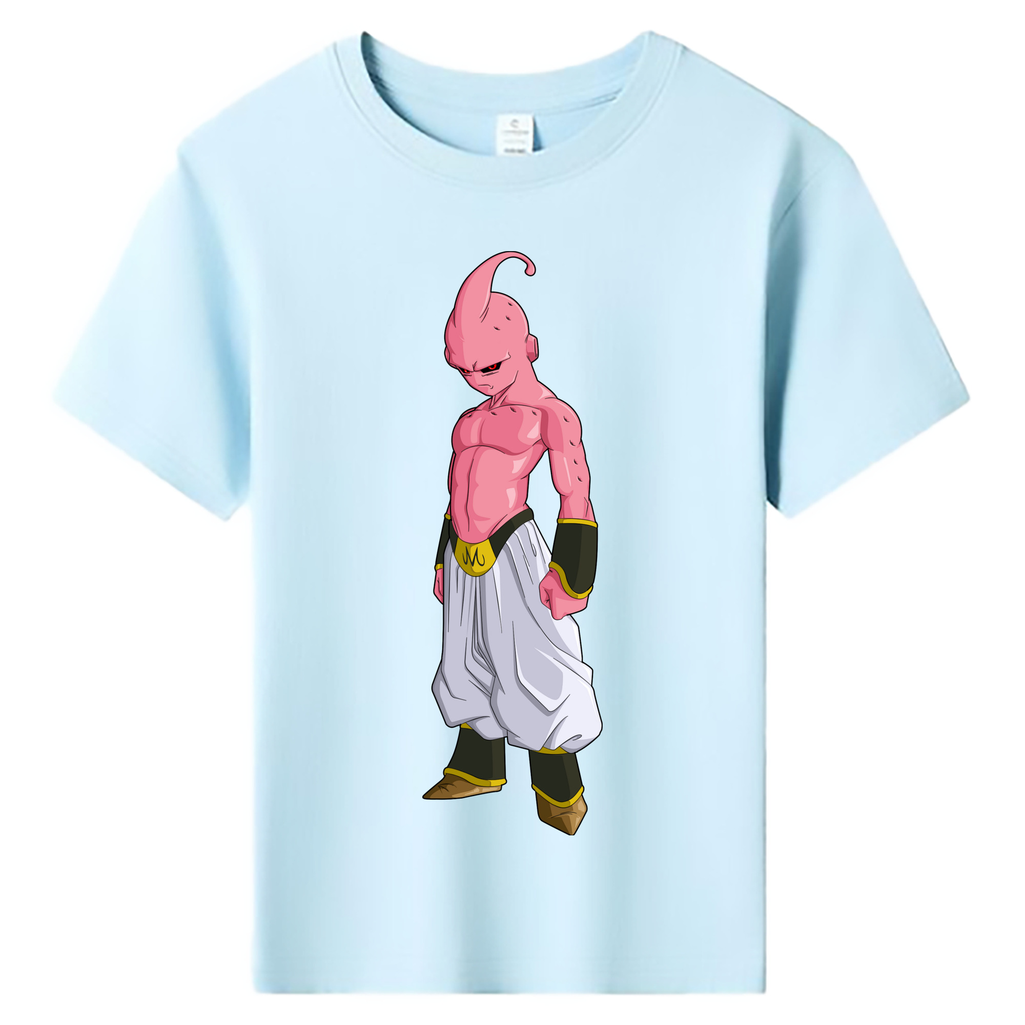 （画像用） ドラゴンボール 魔人ブウ DRAGON BALL Majin Buu 綿100％キッズTシャツ（フロントプリント）